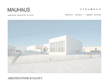 Tablet Screenshot of mauhaus.dk